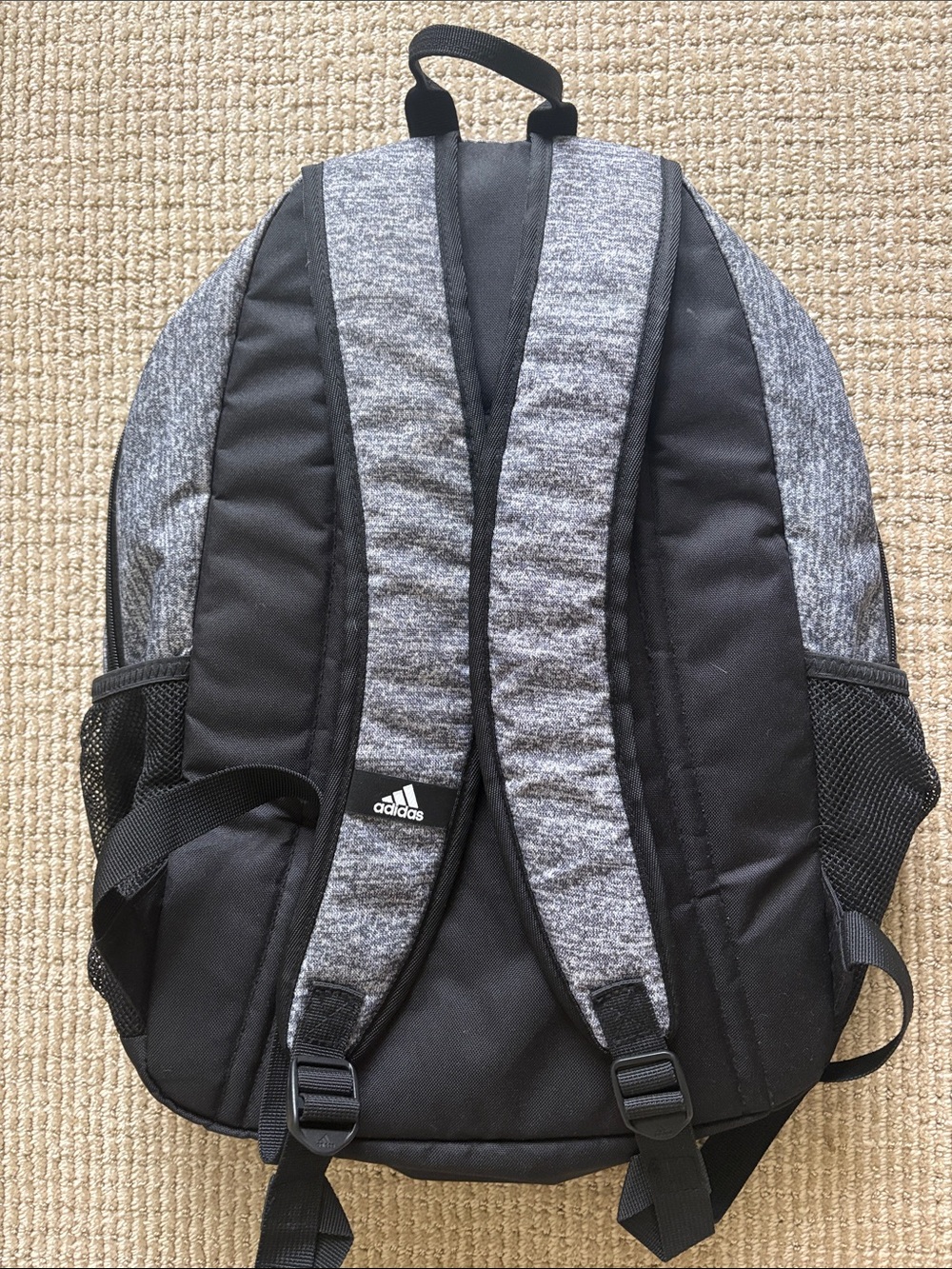 adidas Gray and Black Skyline Juniors Backpack - Picture 2 of 4